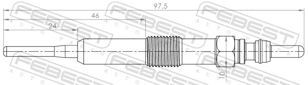 Glow Plug 24642-001