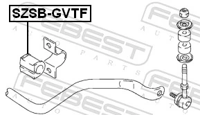 Mounting, stabiliser bar SZSB-GVTF