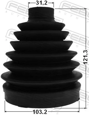 Bellow, drive shaft 1617P-164