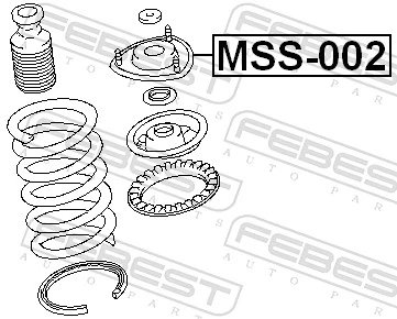 FEBEST MSS-002 Suspension Strut Support Mount