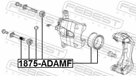 Repair Kit, brake caliper 1875-ADAMF
