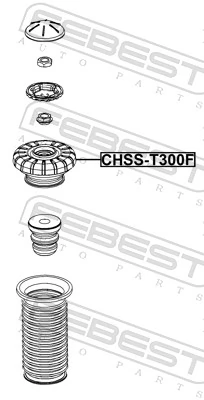 Repair Kit, suspension strut support mount CHSS-T300F