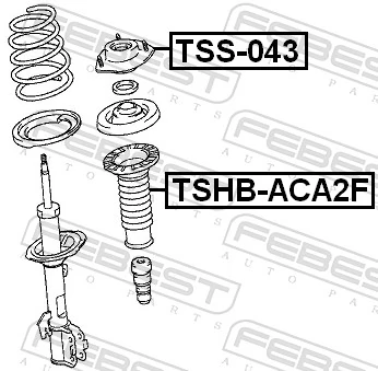 Suspension Strut Support Mount TSS-043