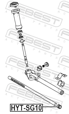 FEBEST HYT-SG10 Bush, steering shaft