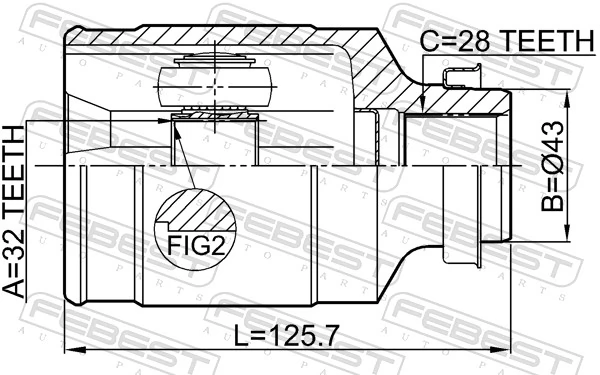 Joint Kit, drive shaft 0511-GHMTRH