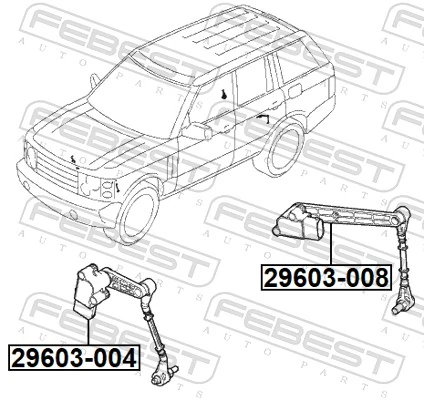 Sensor, headlight levelling 29603-008
