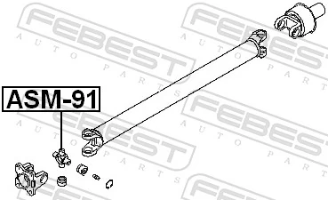 Joint, propshaft ASM-91