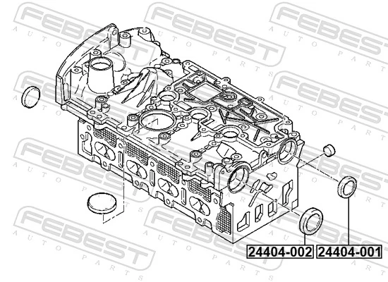 FEBEST 24404-002 Plug, rocker arm shaft mounting bore