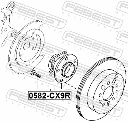 Wheel Hub 0582-CX9R