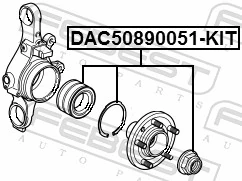 Wheel Bearing Kit DAC50890051-KIT