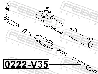Inner Tie Rod 0222-V35