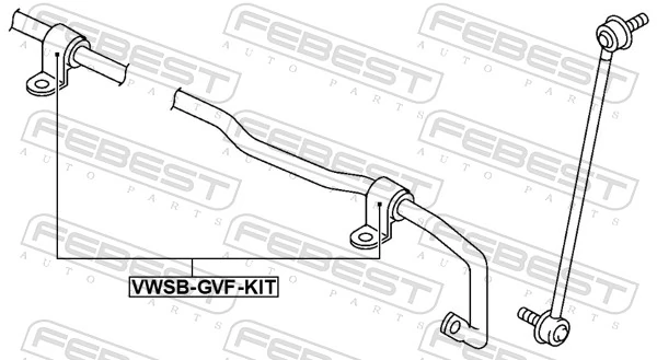 Bracket, stabiliser mounting VWSB-GVF-KIT