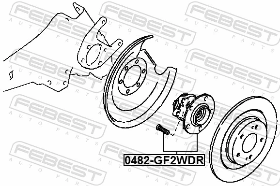 Wheel Hub 0482-GF2WDR