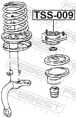 FEBEST TSS-009 Suspension Strut Support Mount