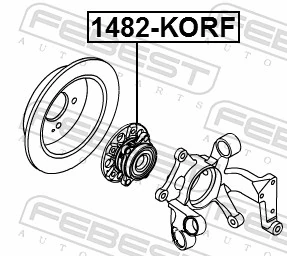 Wheel Hub 1482-KORF