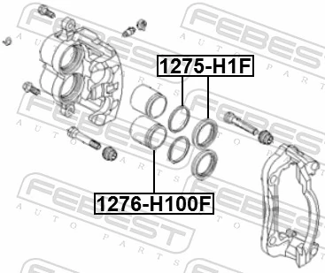 Repair Kit, brake caliper 1275-H1F