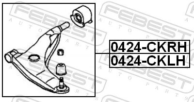 Lenker, Radaufhängung 0424-CKRH