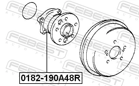 FEBEST 0182-190A48R Wheel Hub