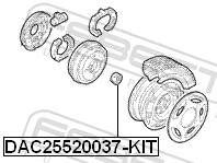 Wheel Bearing Kit DAC25520037-KIT