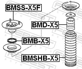 Suspension Strut Support Mount BMSS-X5F