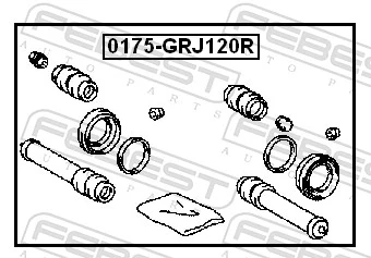 Repair Kit, brake caliper 0175-GRJ120R