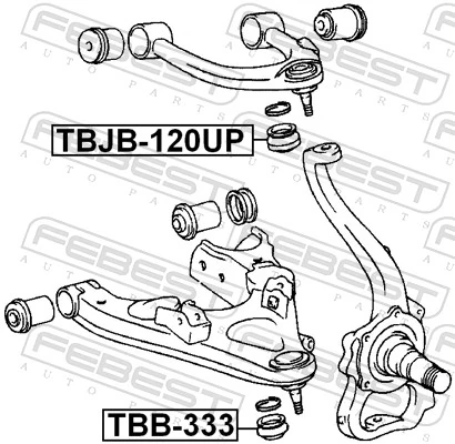 FEBEST TBB-333 Repair kit, supporting/ball joint