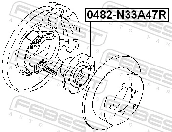 Wheel Hub 0482-N33A47R