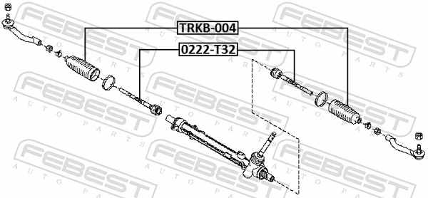 Inner Tie Rod 0222-T32