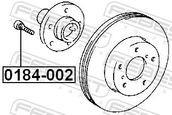 Wheel Stud 0184-002