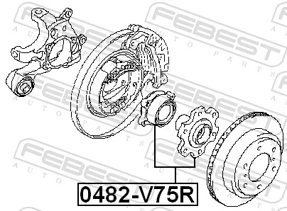 Hab Roda 0482-V75R