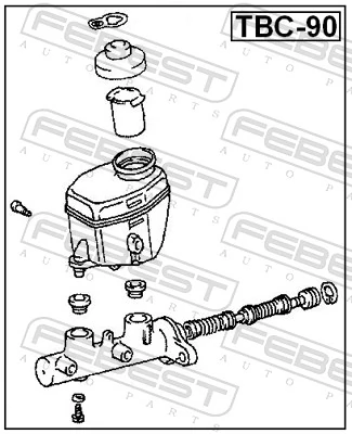 Brake Master Cylinder TBC-90
