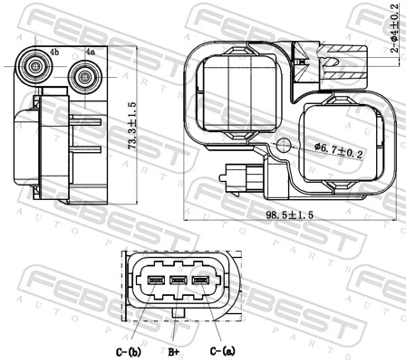 Ignition Coil Unit 16640-002