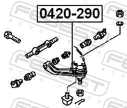 FEBEST 0420-290 Ball Joint