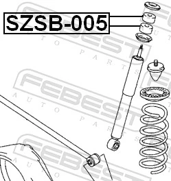 FEBEST SZSB-005 Bush, shock absorber
