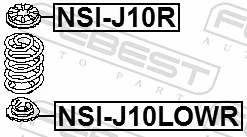 Spring Seat NSI-J10LOWR