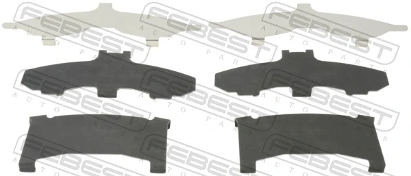 FEBEST 0403-CW6WF Anti-Squeal Foil, brake pad (back plate)