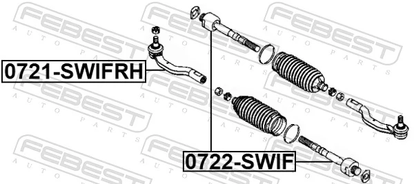 Tie Rod End 0721-SWIFRH