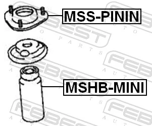 FEBEST MSHB-MINI Protective Cap/Bellow, shock absorber