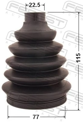 Bellow Kit, drive shaft 0217P-N16