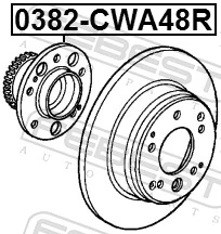 Wheel Hub 0382-CWA48R