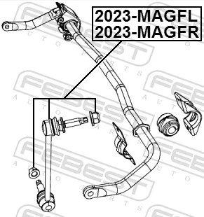 ロッド/ストラット、スタビライザー 2023-MAGFR