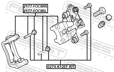 Brake Caliper 2177-FOCIIRR