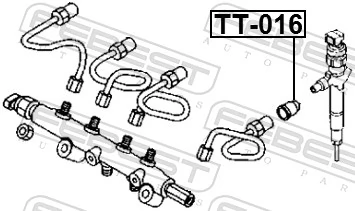 FEBEST TT-016 Seal Ring, injector