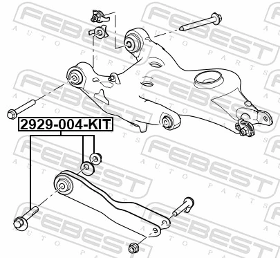 FEBEST 2929-004-KIT Camber Correction Screw