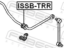 Mounting, stabiliser bar ISSB-TRR