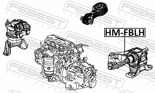 FEBEST HM-FBLH Mounting, engine