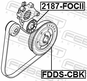 Belt Pulley, crankshaft FDDS-CBK