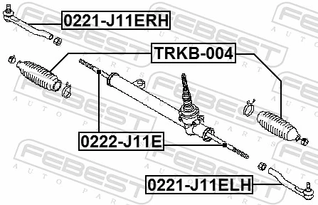 Inner Tie Rod 0222-J11E