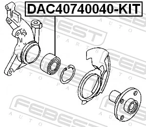 Wheel Bearing Kit DAC40740040-KIT