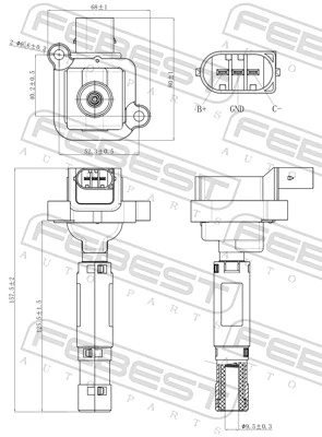 Ignition Coil 16640-004